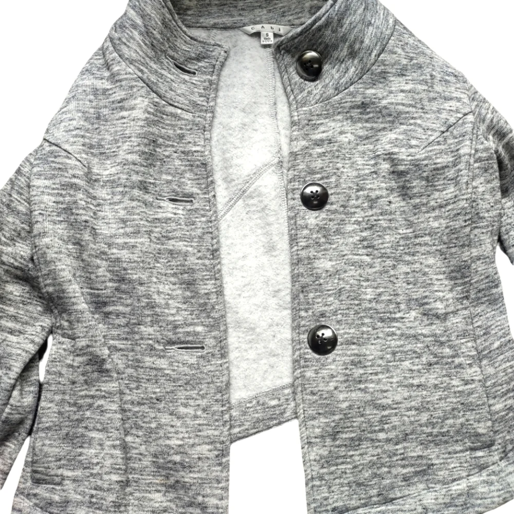 Cabi Heathered Gray  Asymmetrical Jacket ,Size Small - Picture 11 of 11